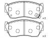 브레이크 패드 Brake Pad Set:D1060-50Y90