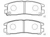 Bremsbelagsatz, Scheibenbremse Brake Pad Set:1251 0016