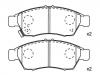 Bremsbelagsatz, Scheibenbremse Brake Pad Set:55810-54G00