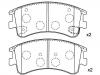 刹车片 Brake Pad Set:G2YS-33-23Z