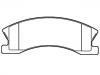 刹车片 Brake Pad Set:5093183AA